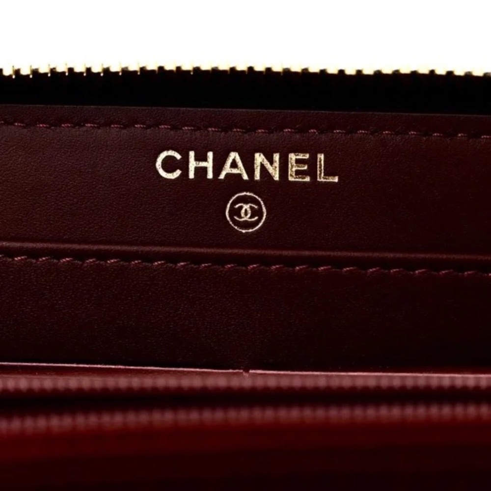 CHANEL Continental Caviar Zipped Wallet Noir - Picture 11 of 13
